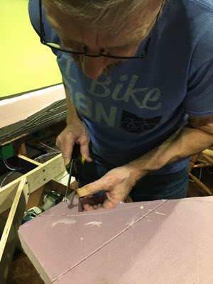Foam board cutting