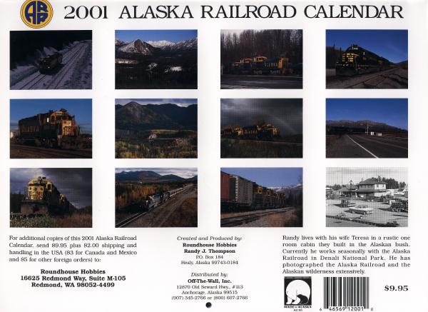 Randy Thompson's 2001 calendar