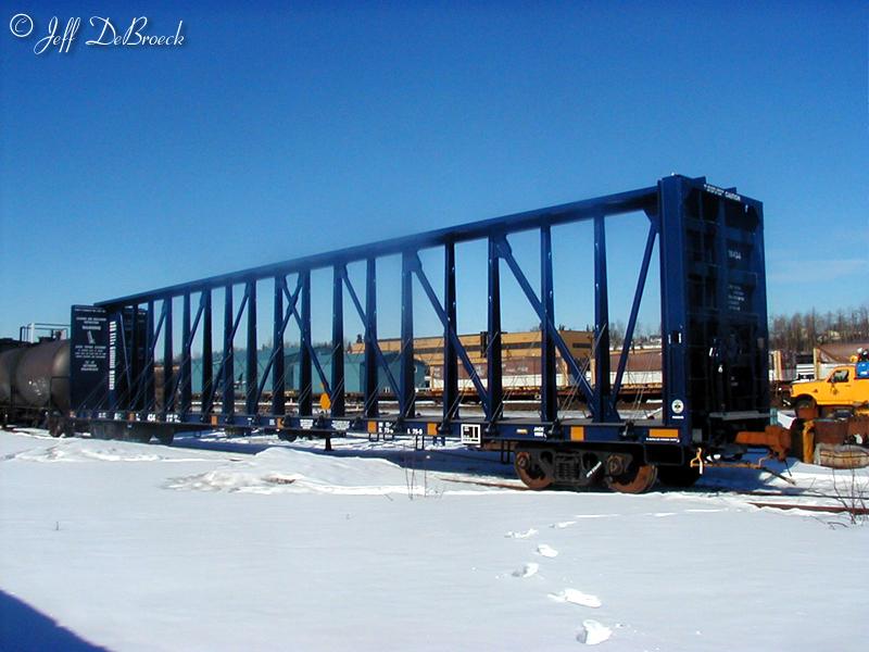 Centerbeam flatcar