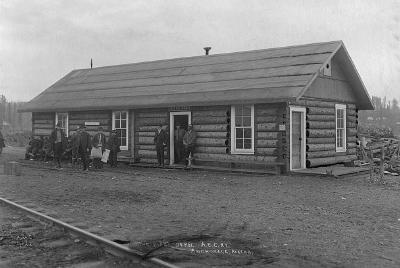 The first depot at Anchorage