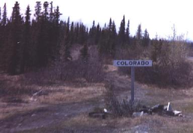 Colorado sign post
