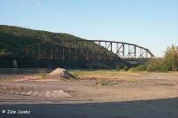 Side view of Mears Memorial Bridge