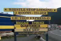 Whistlestop sign