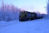 Oil train is leaving North Pole for Fairbanks at 25 below