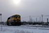 SD70MAC No. 4014 pulls out of the North Pole refinery 