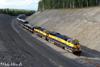 Numbers 4318 & 4320 pass MP129 on “Denali Star” to Anchorage